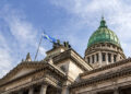 Details of the building of Congress in Buenos Aires, Argentina.